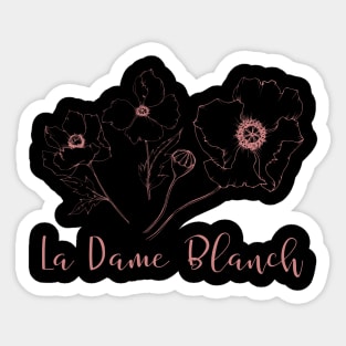 La Dame Blanche The White Witch Sticker